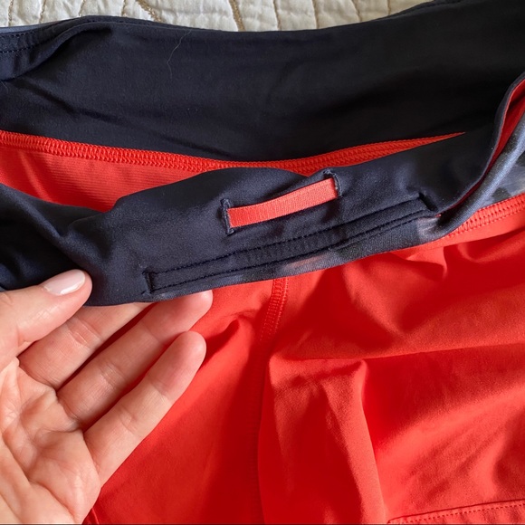 2/$50🍑 LULULEMON Red and Patterned Speed Shorts - Picture 4 of 9